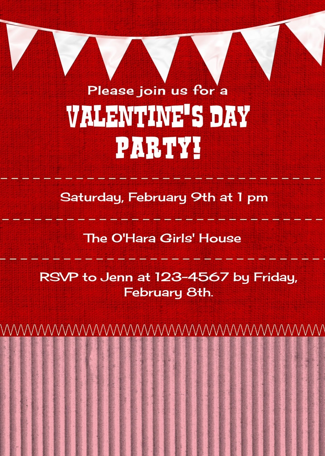 Doc    Valentines Party Invitation â Valentines Day Party
